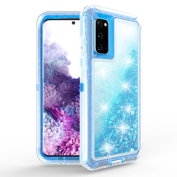 For Galaxy Note 20 Case Heavy Duty Defender Glitter Cover TRL56