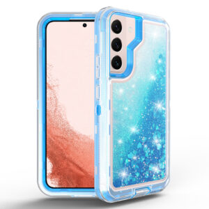 For Galaxy S22 Case Heavy Duty Defender Glitter Cover TRL56