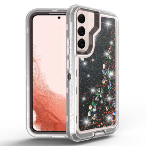 For Galaxy S23 Plus Case Heavy Duty Defender Glitter Cover TRL56