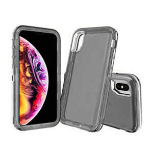For iPhone Xs Max Case Heavy Duty Defender Transparent Cover TRL82