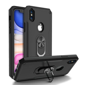 For iPhone X XS Case with Magnetic Ring Holder Cover TWL89