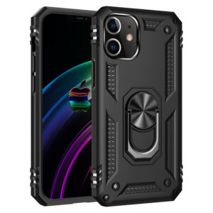 For iPhone 12 Mini Case with Magnetic Ring Holder Cover TWL98