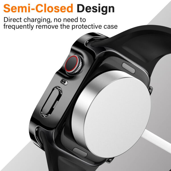 41mm Shockproof Cover Case with Tempered Glass Screen Protector For Apple Watch Series - Image 10
