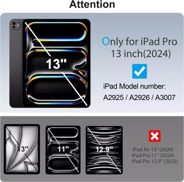 For Apple iPad Pro 13 inch M4 2024 Tempered Glass Screen Protector - Image 2