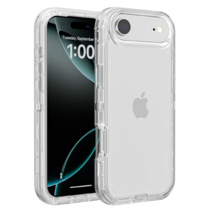 For Apple iPhone 17 Air Case Clear Heavy Duty Holster Belt Clip Cover 6.6-inch TRL55