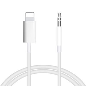 Aux Audio Adapter Cable for Apple iPhone 13/12/11/X/8/7 Series